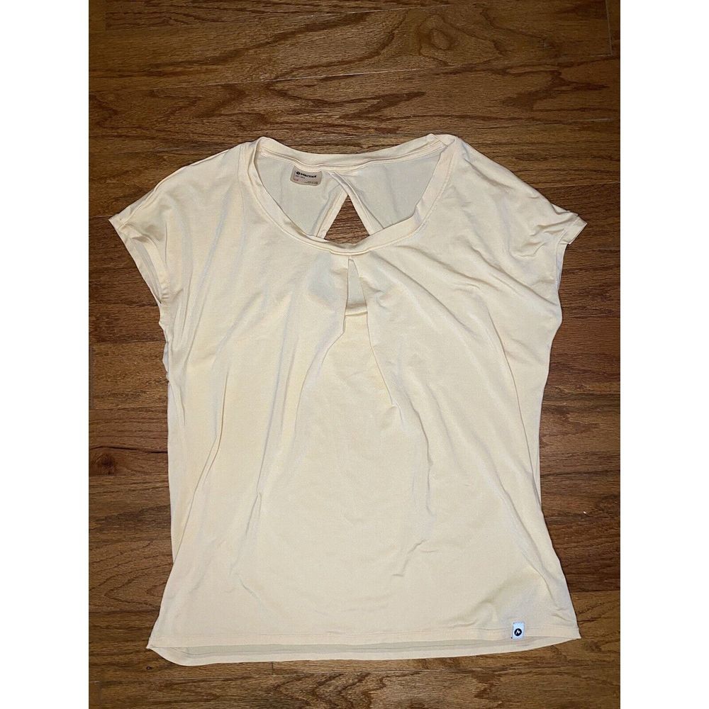 Marmot‎ Peach Open Back Shirt Size Small Petite
